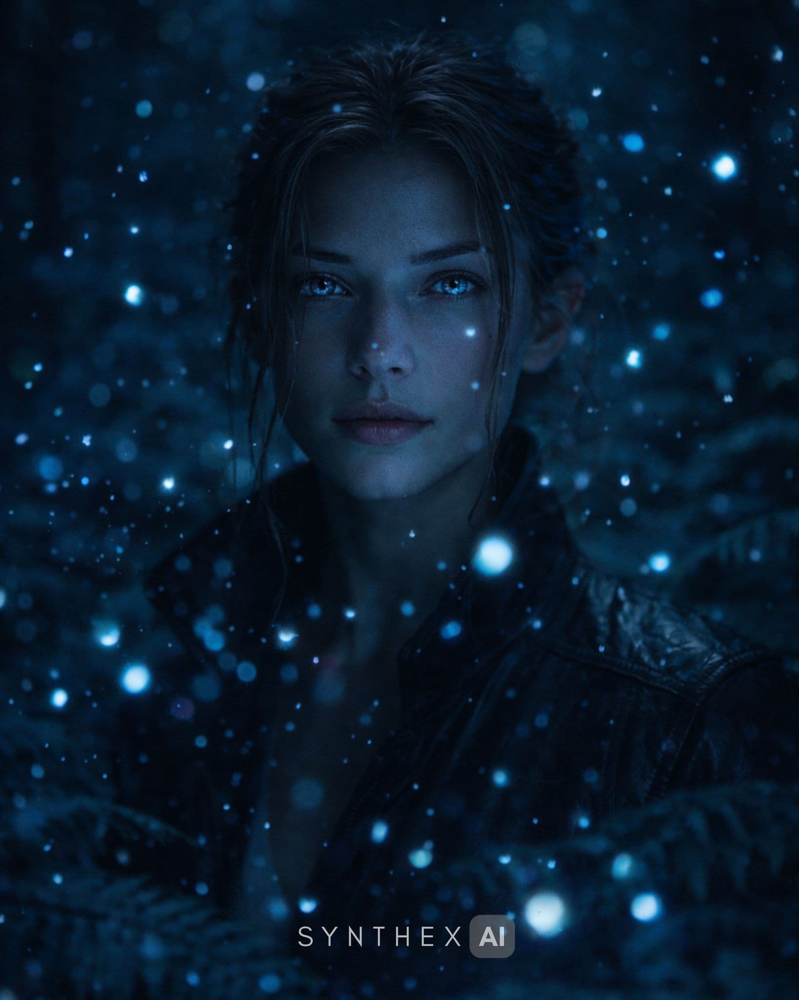 Generate Bioluminescent Forest Portraits