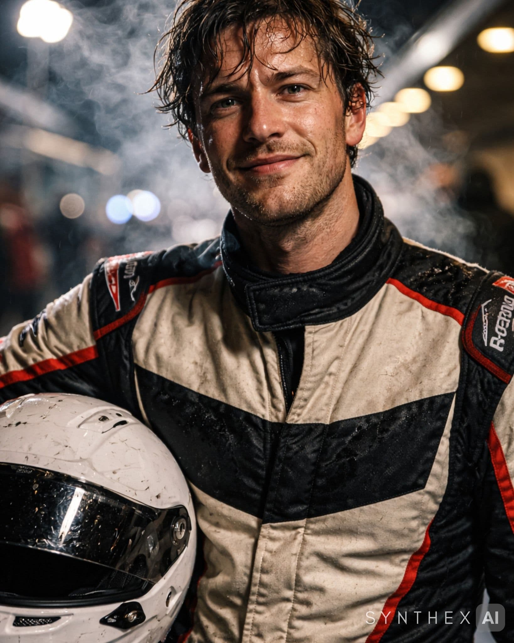 Generate Pit Lane Racing Driver Portraits