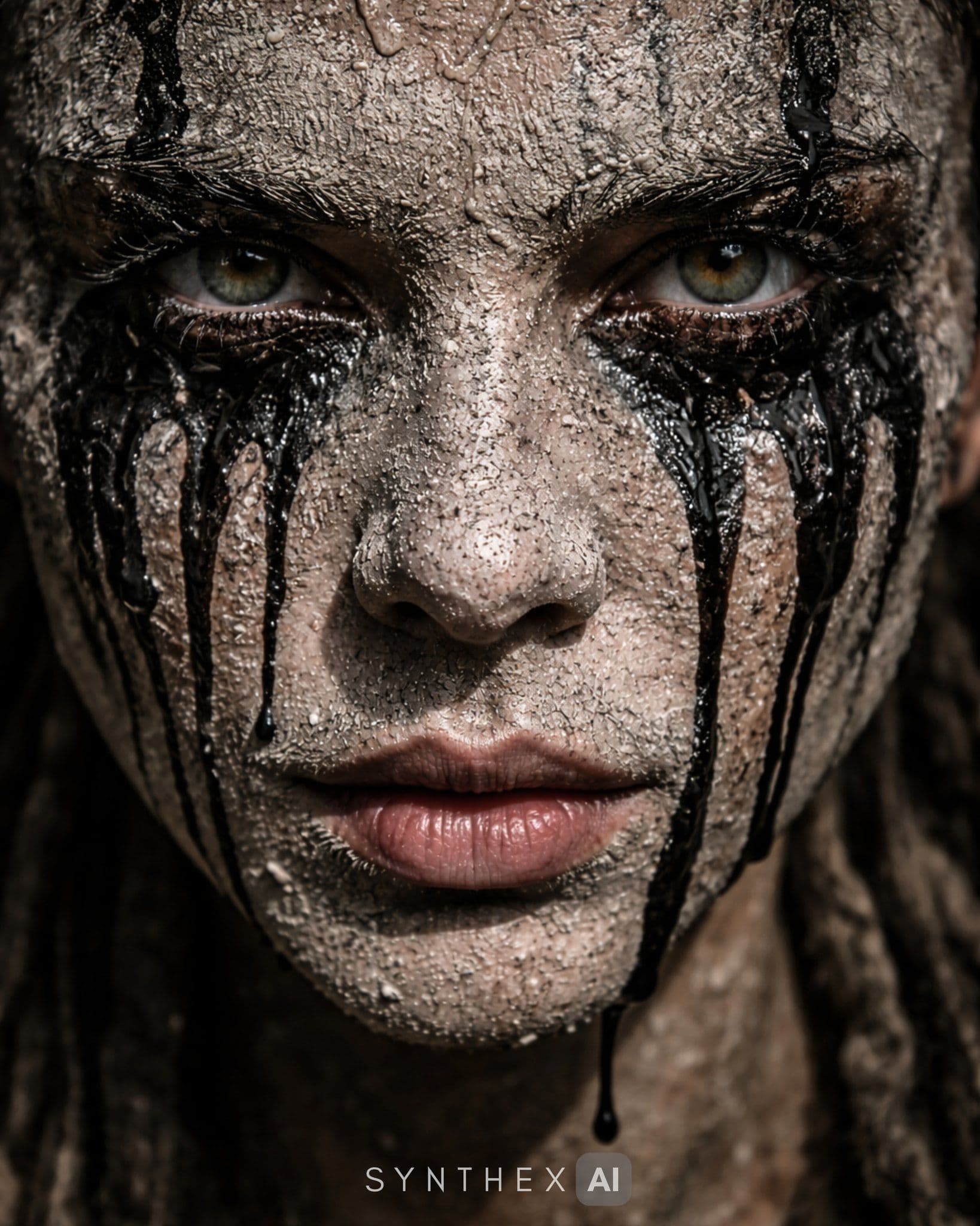Generate Ash And Oil Warrior Portraits