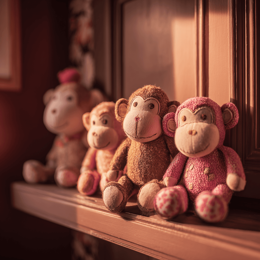 Super Cute Monkey Vintage Toy Photo