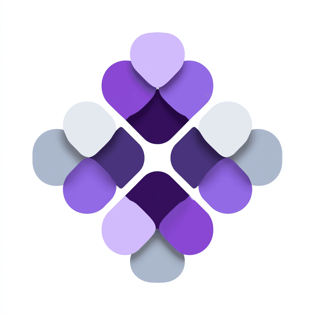 Meditation and Mindfulness App Vector Logomark Composition 2