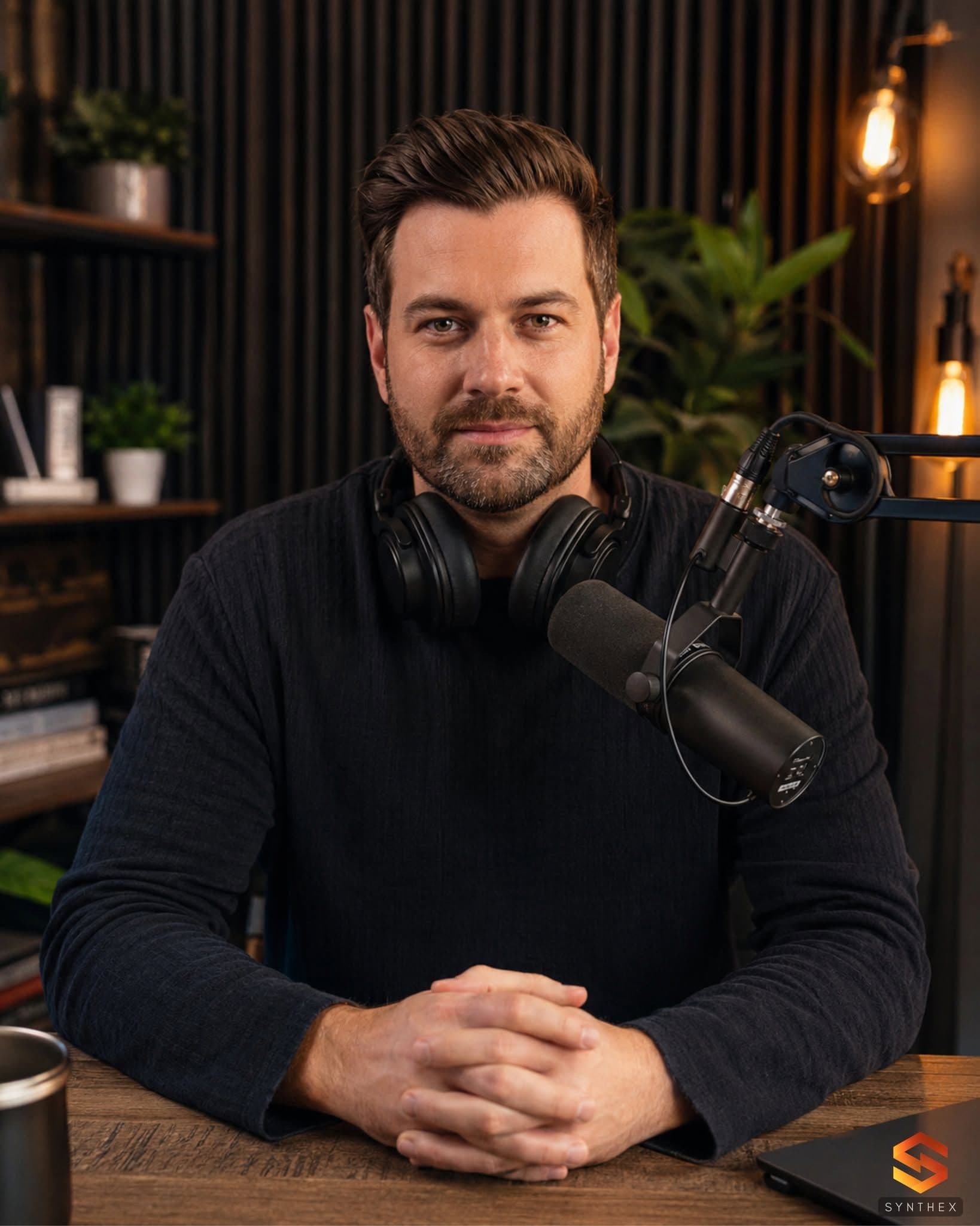 Generate Podcast Host Press Portraits