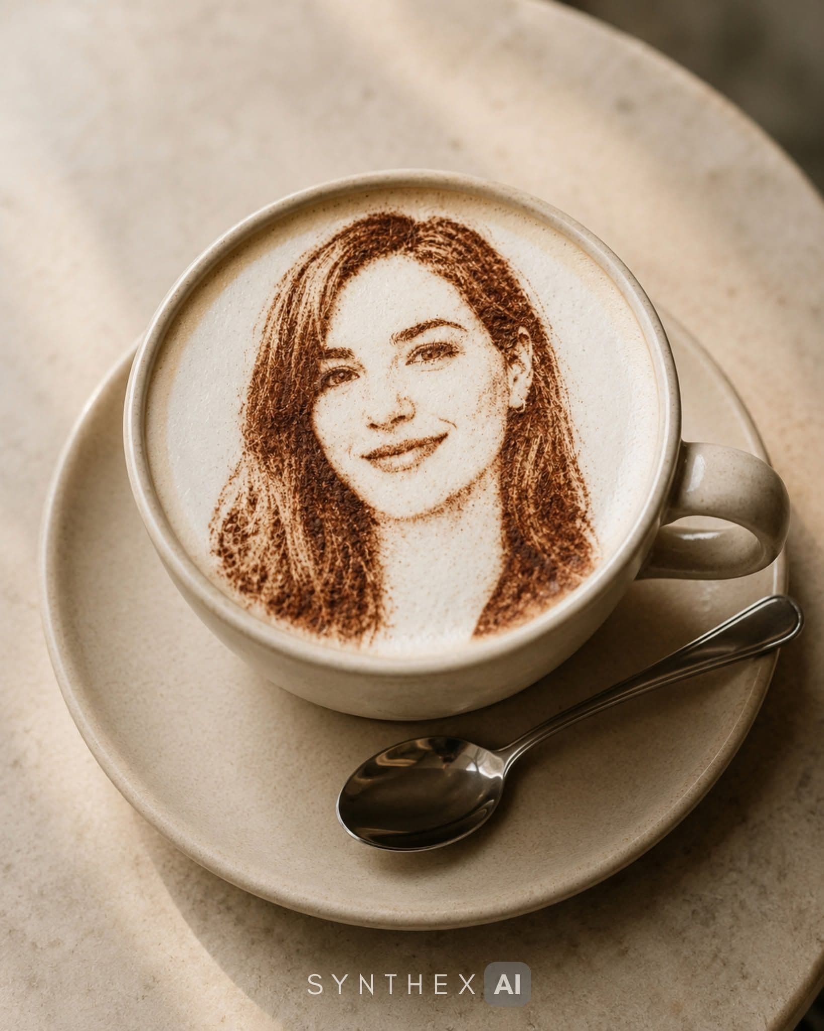 Create Cocoa Foam Portraits