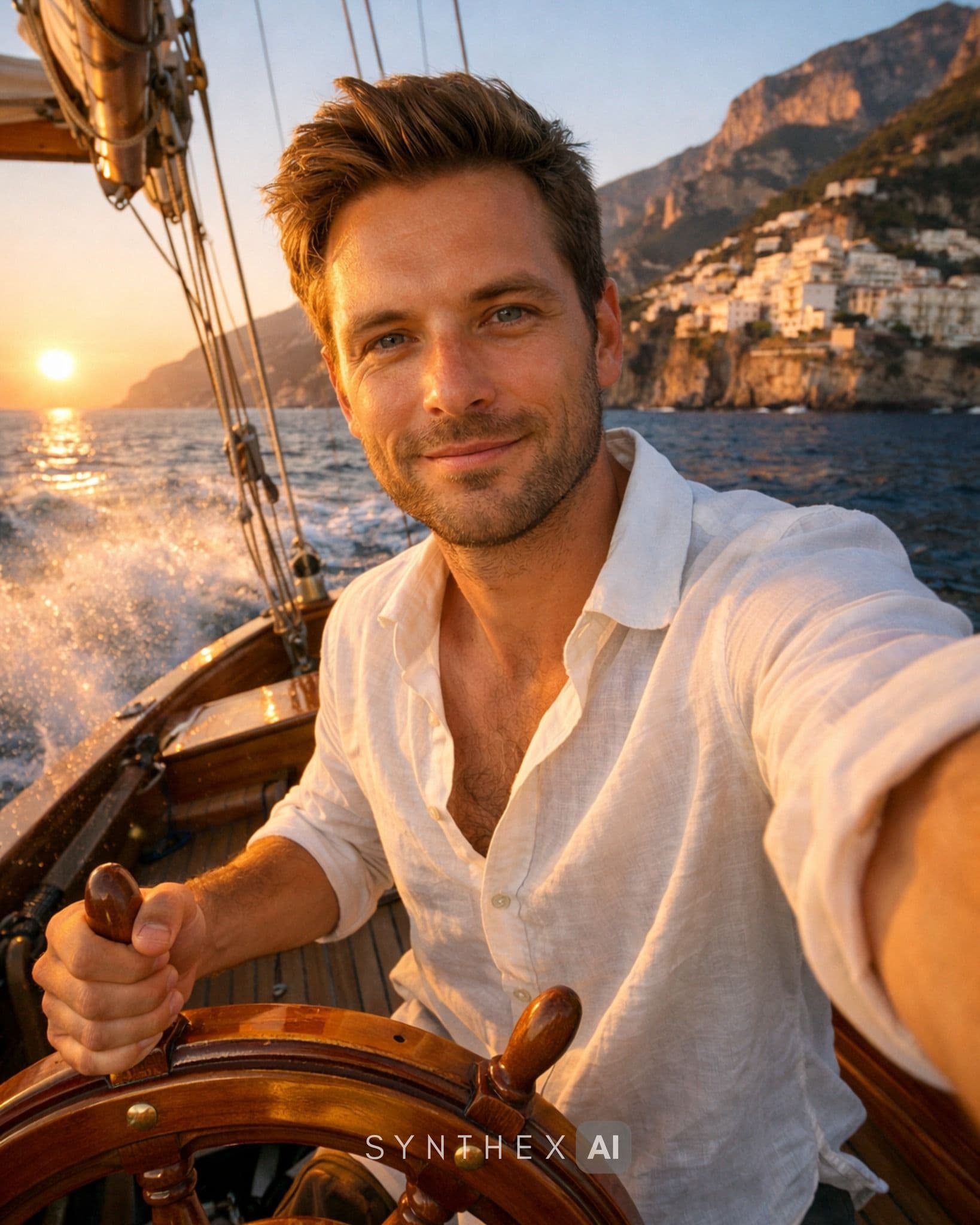 Generate Amalfi Sailing Selfies