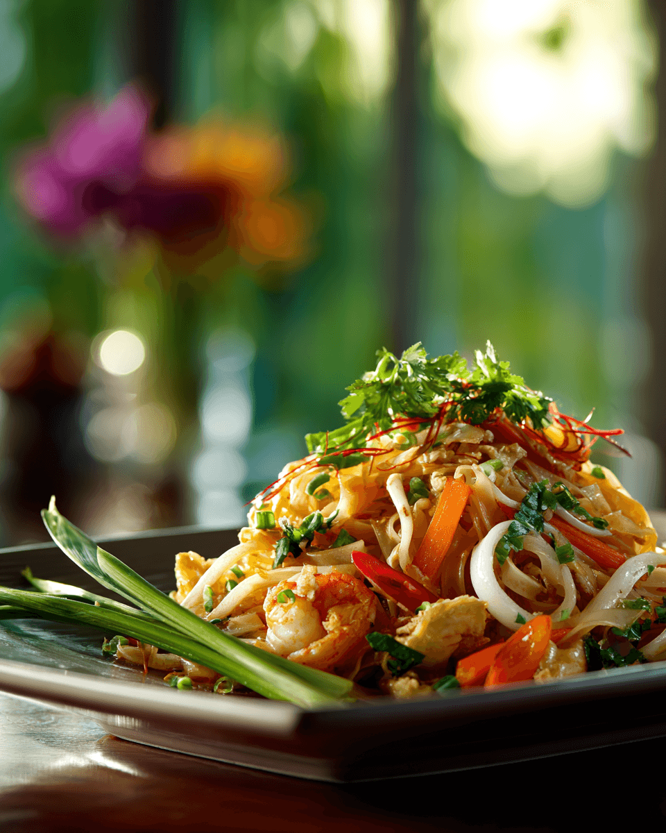 Magazine Pad Thai Food Photography