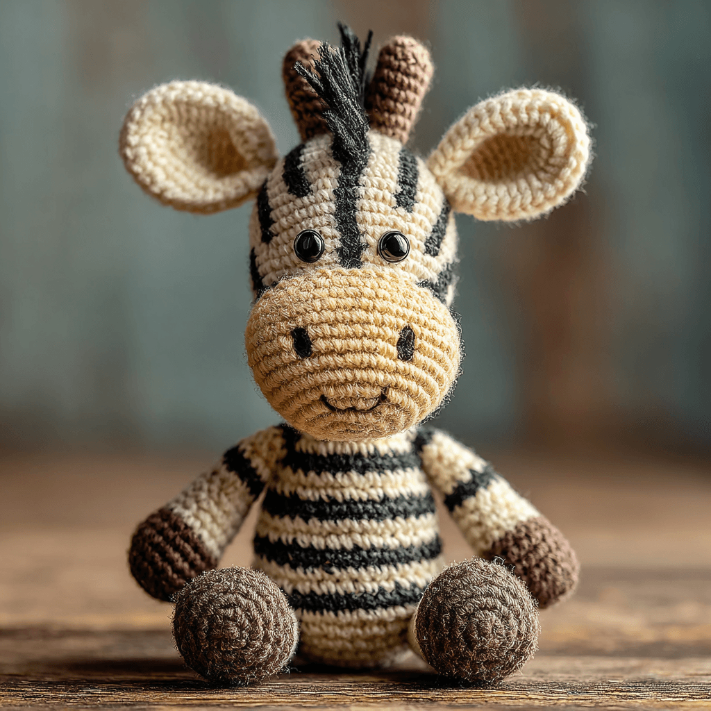 Amigurumi Baby Zebra Craft Photo