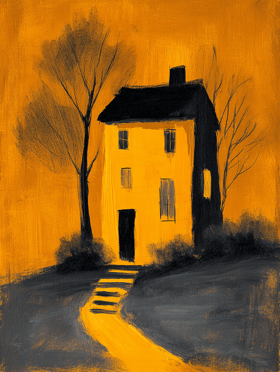 Bold Expressionist House Painting