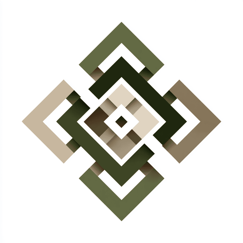 Recycled Materials Fashion Label Vector Logomark