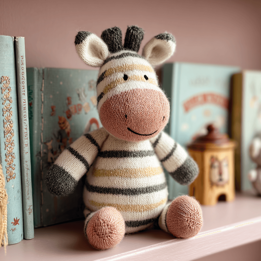 Super Cute Zebra Plush Toy Photo