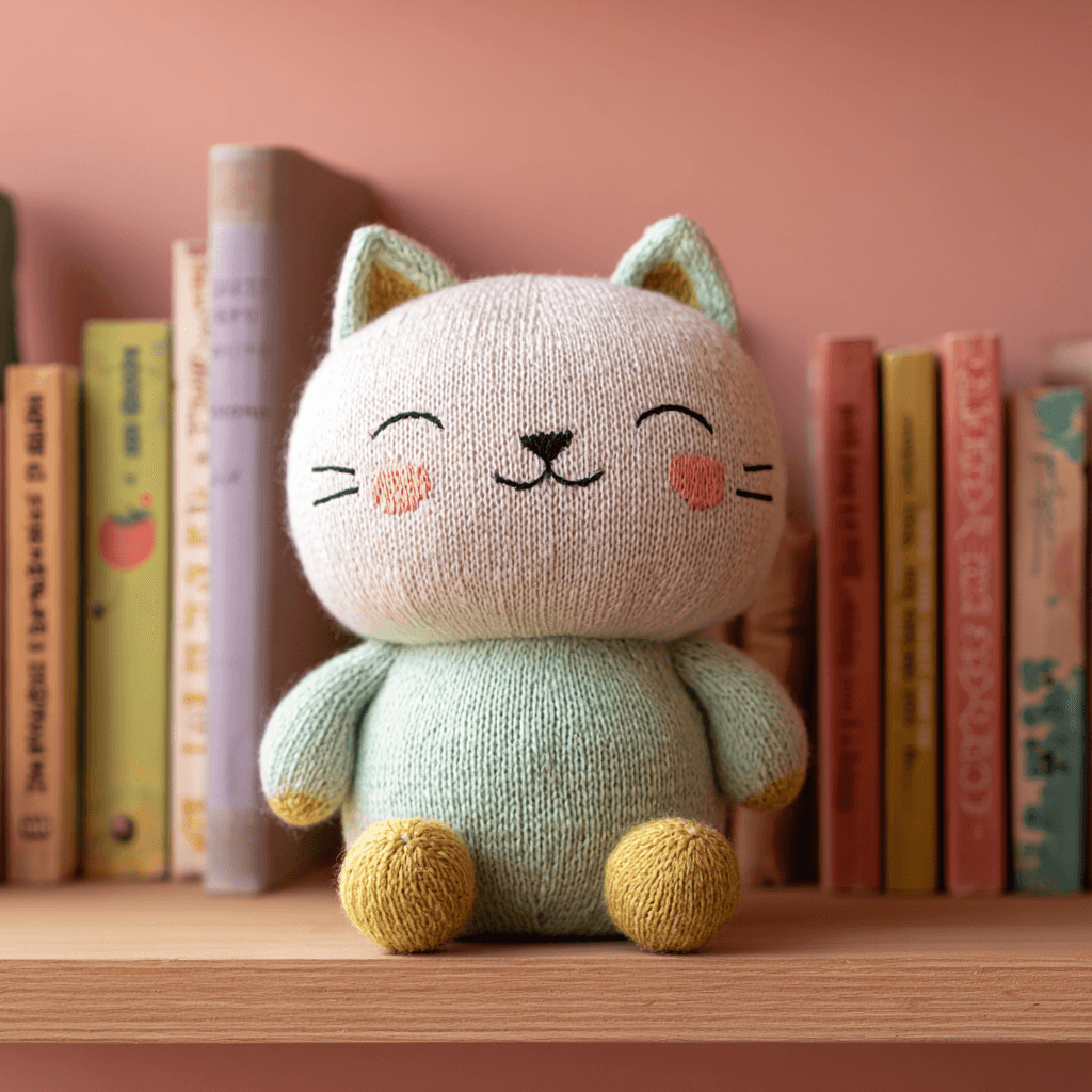Super Cute Cat Plush Toy Photo