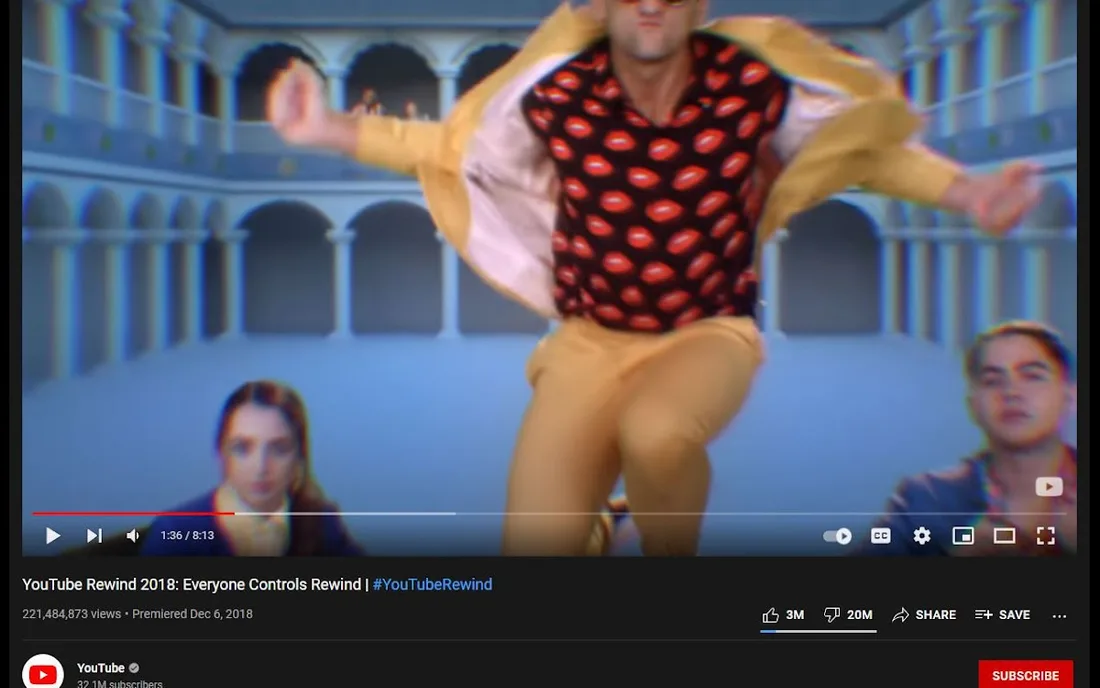Return YouTube Dislike: official promotional screenshot