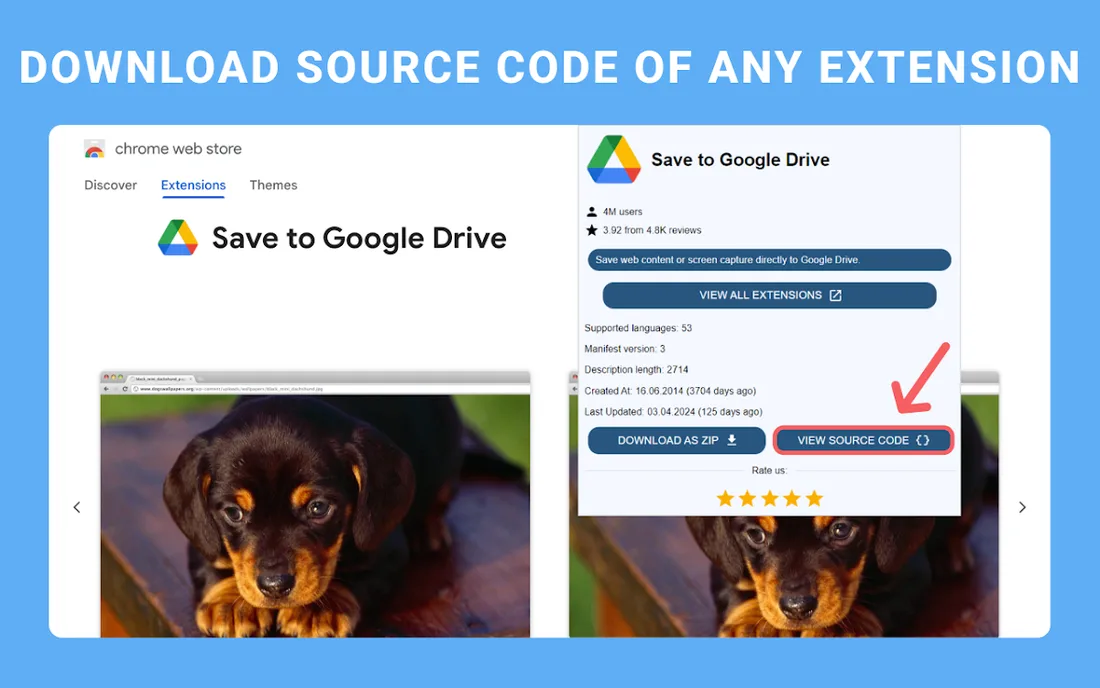 Download Chrome Extension: official promotional screenshot