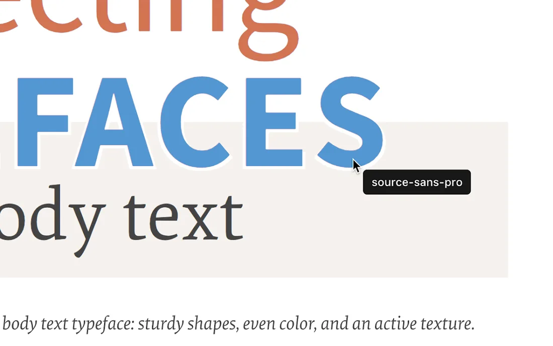 WhatFont: official promotional screenshot